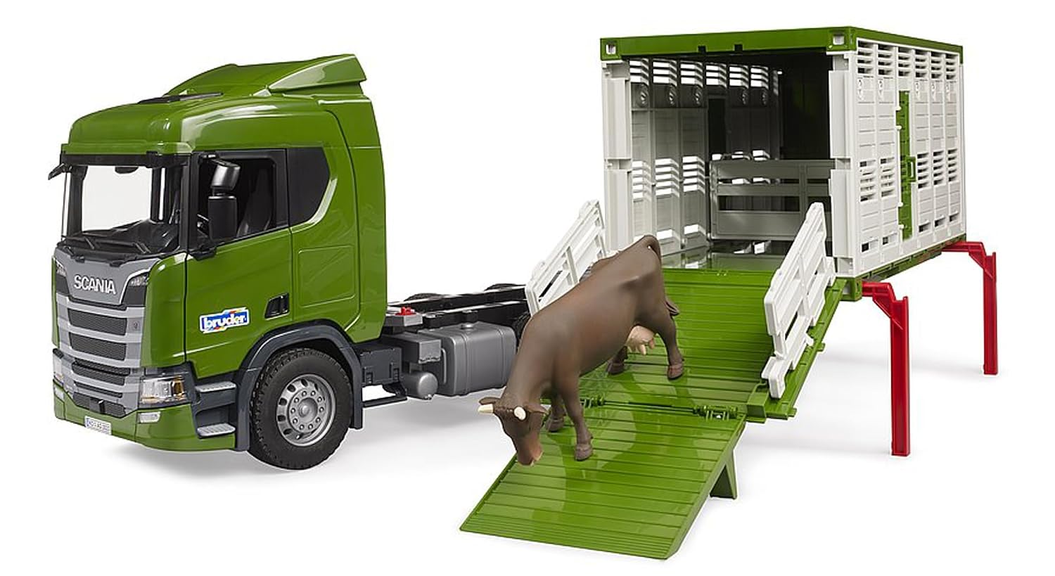 BRUDER Scania Super 560R — Camion de transport d'animaux – Image 3