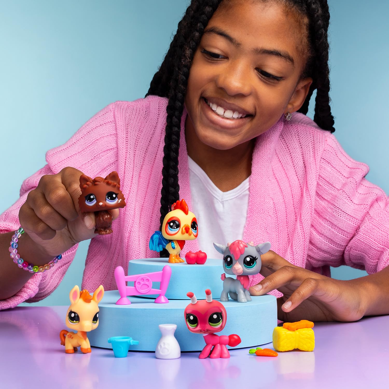 LITTLEST PET SHOP — Coffret Ferme 5 Animaux et Accessoires – Image 4