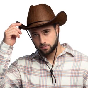 Alternative view of BOLAND — Chapeau de cowboy adulte marron taille 59