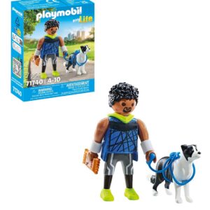 PLAYMOBIL Homme Sportif + Border Collie PLL71740