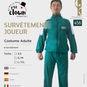 Alternative view of P'TIT CLOWN — Survêtement de Déguisement Adulte Unisexe