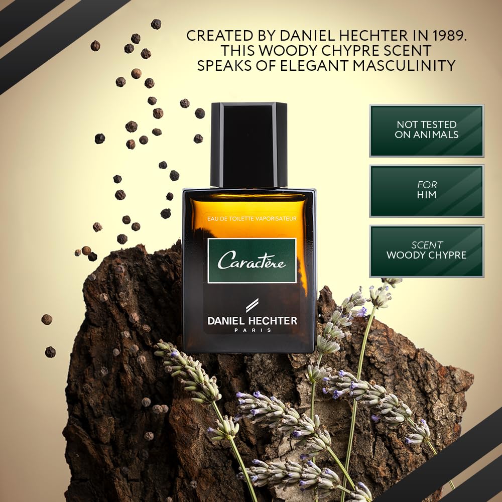 DANIEL HECHTER — Eau de Toilette Homme Caractère 50 ml – Image 2