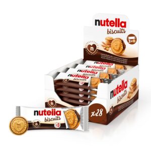 NUTELLA — Biscuits fourrés à la pâte à tartiner, format familial