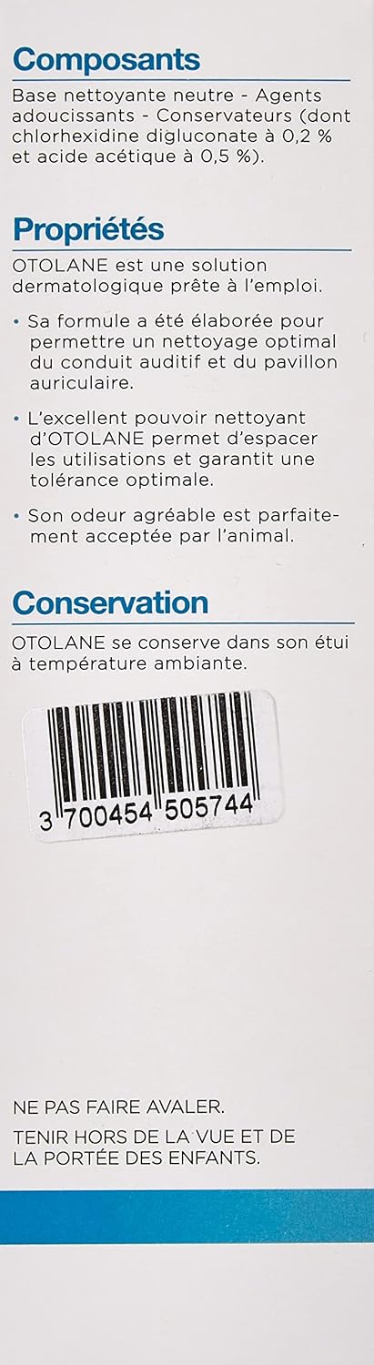 OTOLANE — Solution auriculaire 135 ml chiens, chats et NAC – Image 4