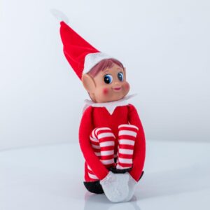 Alternative view of CHAKS — Lot de 4 elfes de Noël en peluche