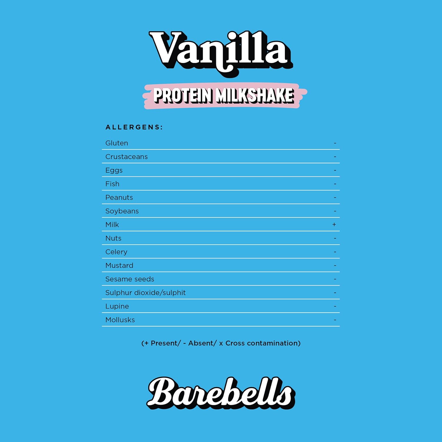 BAREBELLS — Milkshake Protéiné Vanille x8 330 ml – Image 5