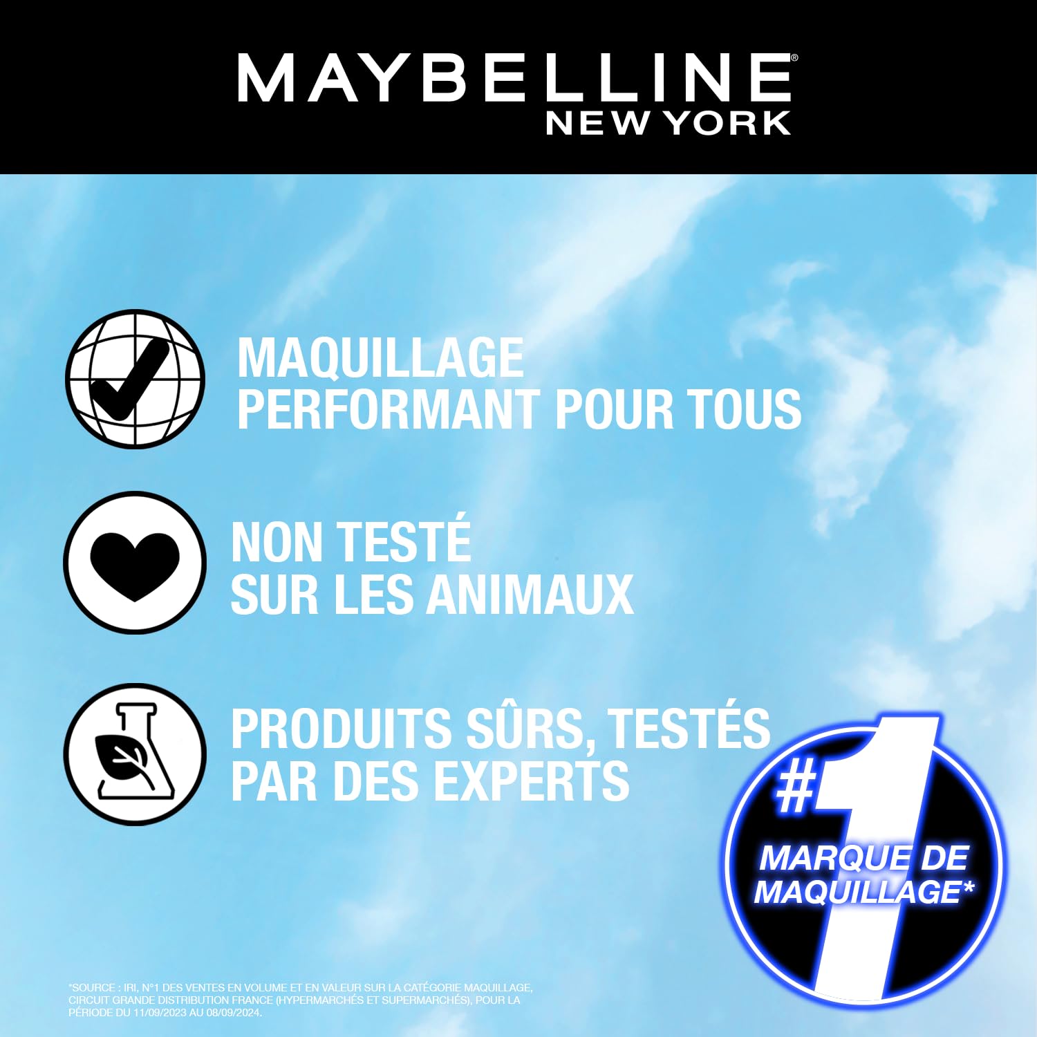 MAYBELLINE NEW YORK Volum' Express Over The Top — Mascara noir – Image 2