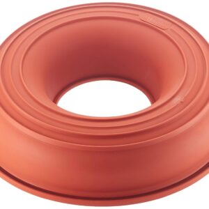silikomart | SFT205 Moule rond en silicone CIAMBELLONE, antiadhésif, Lot de 1 Moule à gâteau avec anneau de sécurité, Ø 240 h 55 mm, Volume 1,5 l, Made in Italy
