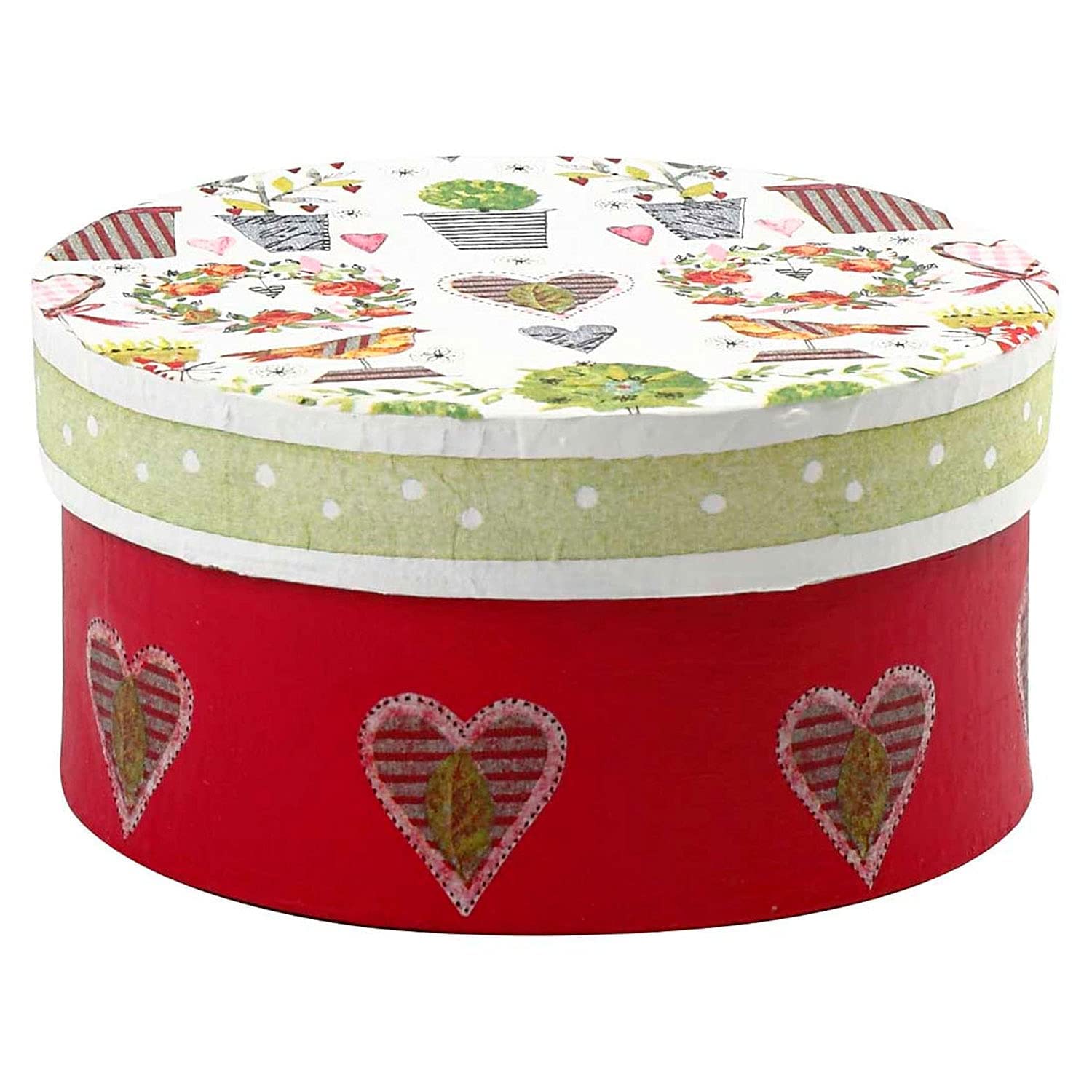 CREATIV — Lot de 3 Boîtes Rondes en Papier Mâché 10+13+16cm – Image 4