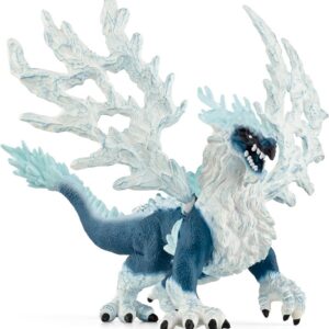 Schleich 70790 Dragon de Glace, dès 7 Ans, ELDRADOR Creatures - Figurine, 19 x 22 x 13 cm