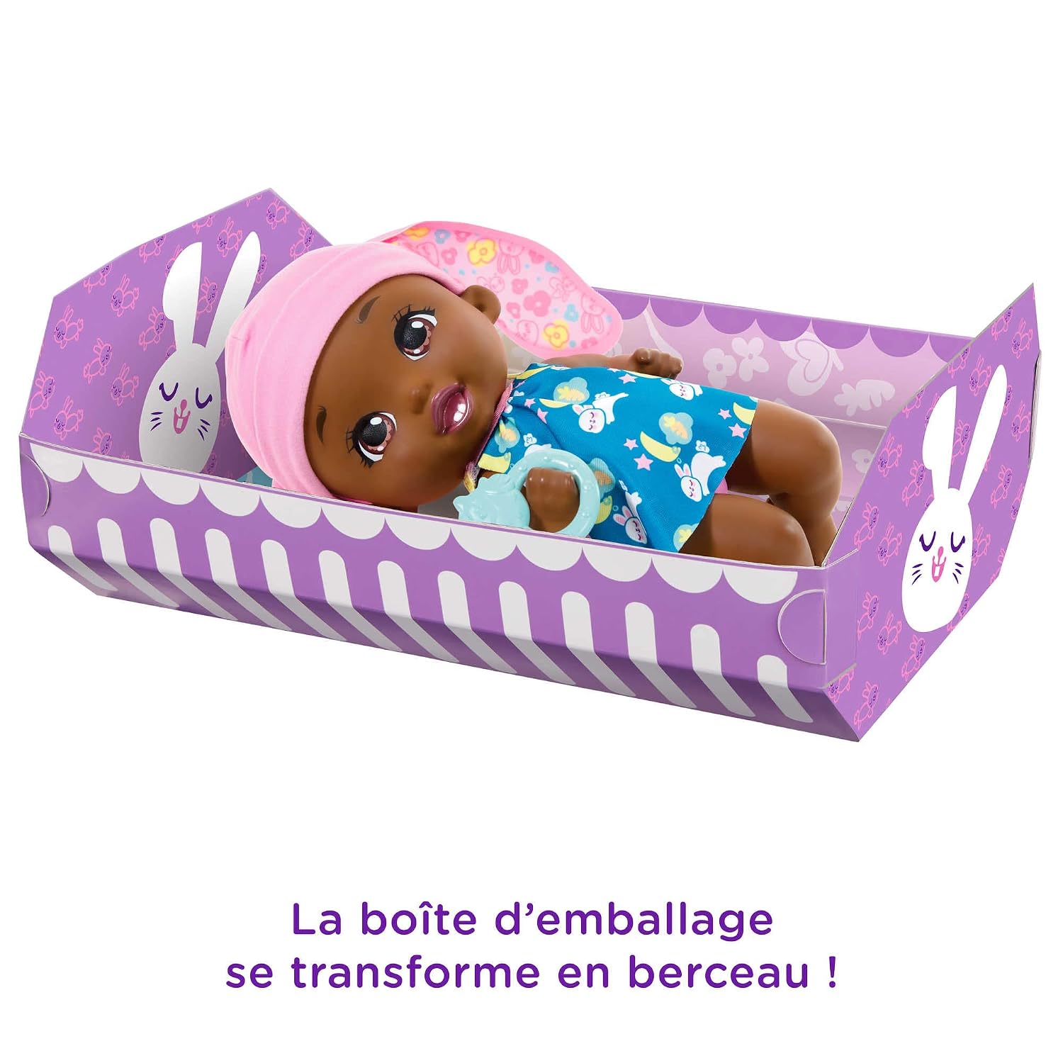 MY GARDEN BABY — Poupée Bébé Lapin Premières Dents 30 cm – Image 4