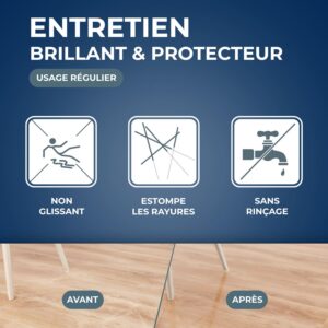 Alternative view of STARWAX — Entretien Brillant Parquets et Sols Stratifiés 5L