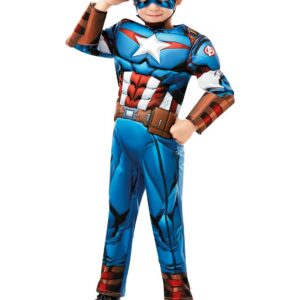 Rubies Costume Co, Inc. Déguisement Luxe Captain America 5-6 ans Carnaval