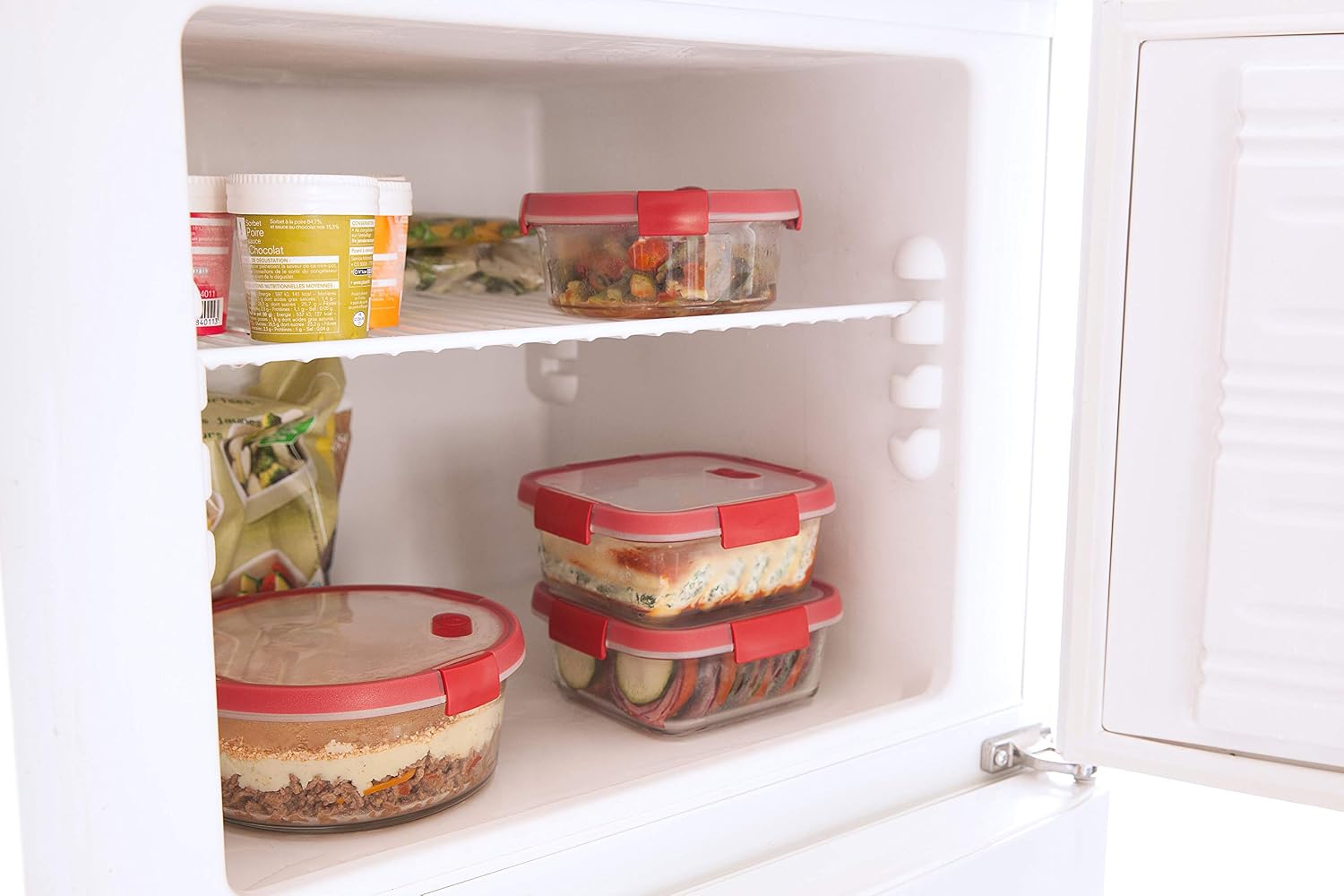 CURVER Smart Cook — Lot de 4 Récipients en Verre 0,9L – Image 3