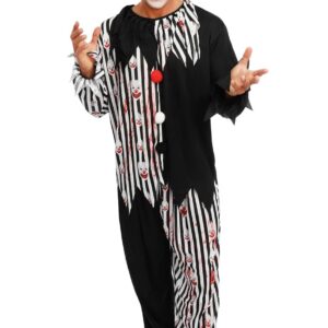 P'tit Clown - 93073 - Costume Clown Sanglant - Déguisement Halloween Adulte - Unisexe - Cosplay, Fêtes Costumées et Évènements à Thème