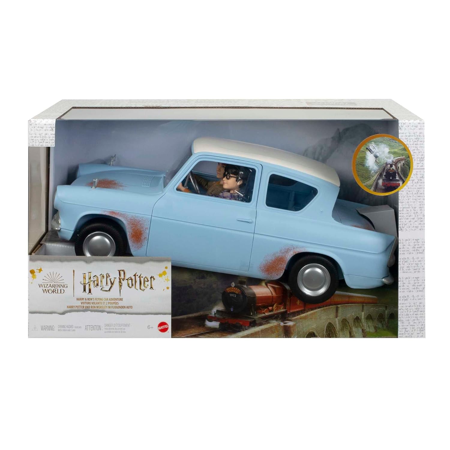 MATTEL Harry Potter — Coffret Voiture Volante Harry et Ron – Image 5