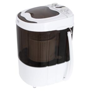 Adler CR 8054 machine à laver Portable Charge par dessus 3 kg Marron, Blanc
