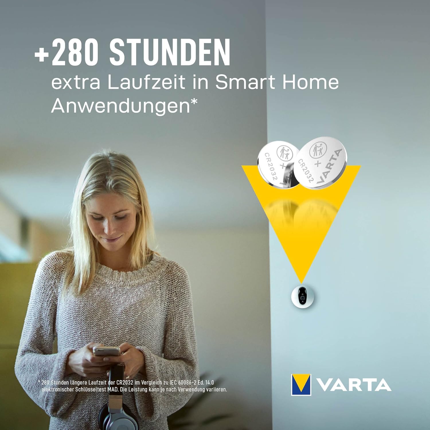 VARTA — Lot de 5 Piles Bouton CR2032 3V – Image 2