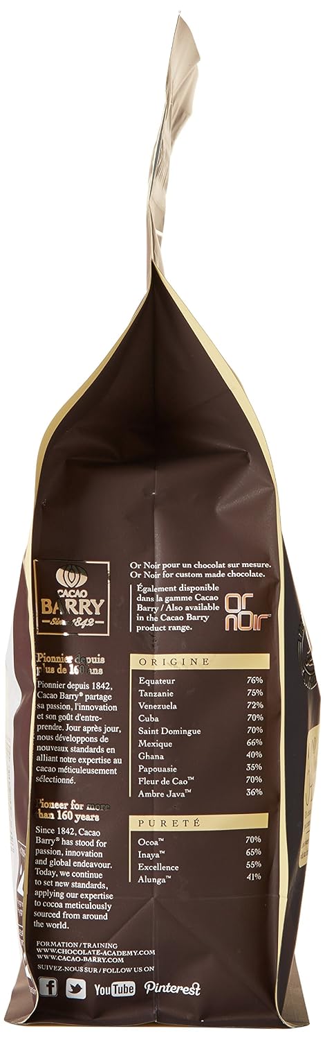 CACAO BARRY Zéphyr — Chocolat Blanc Pistoles 1 kg – Image 4