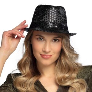 Alternative view of BOLAND — Chapeau à Paillettes Noir