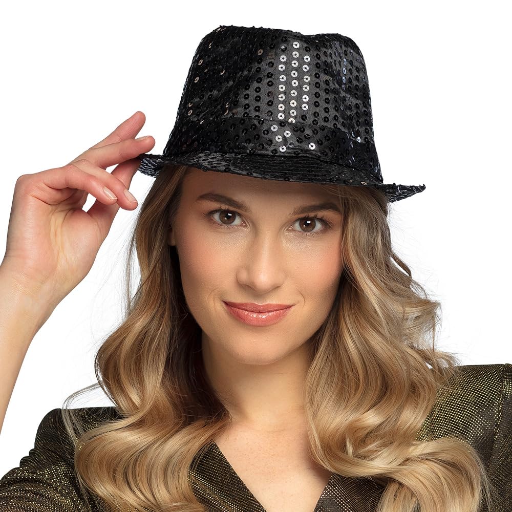 BOLAND — Chapeau à Paillettes Noir – Image 2