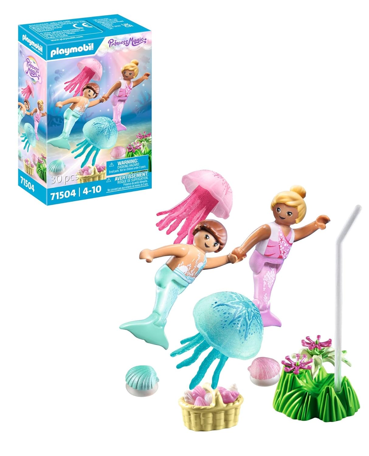 Playmobil 71504 Enfants sirènes méduses et Coquillages