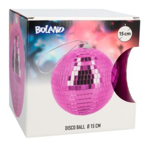 Alternative view of BOLAND — Boule disco fuchsia 15 cm