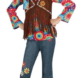 GUIRCA — Déguisement hippie marguerites pour fille