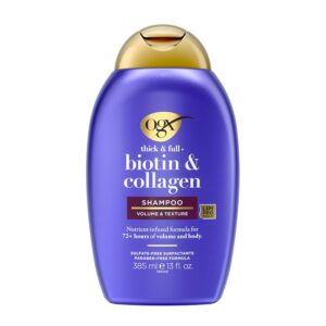 OGX Shampoo, Thick & Full Biotin & Collagen, 13oz by OGX [Beauty] (English Manual)