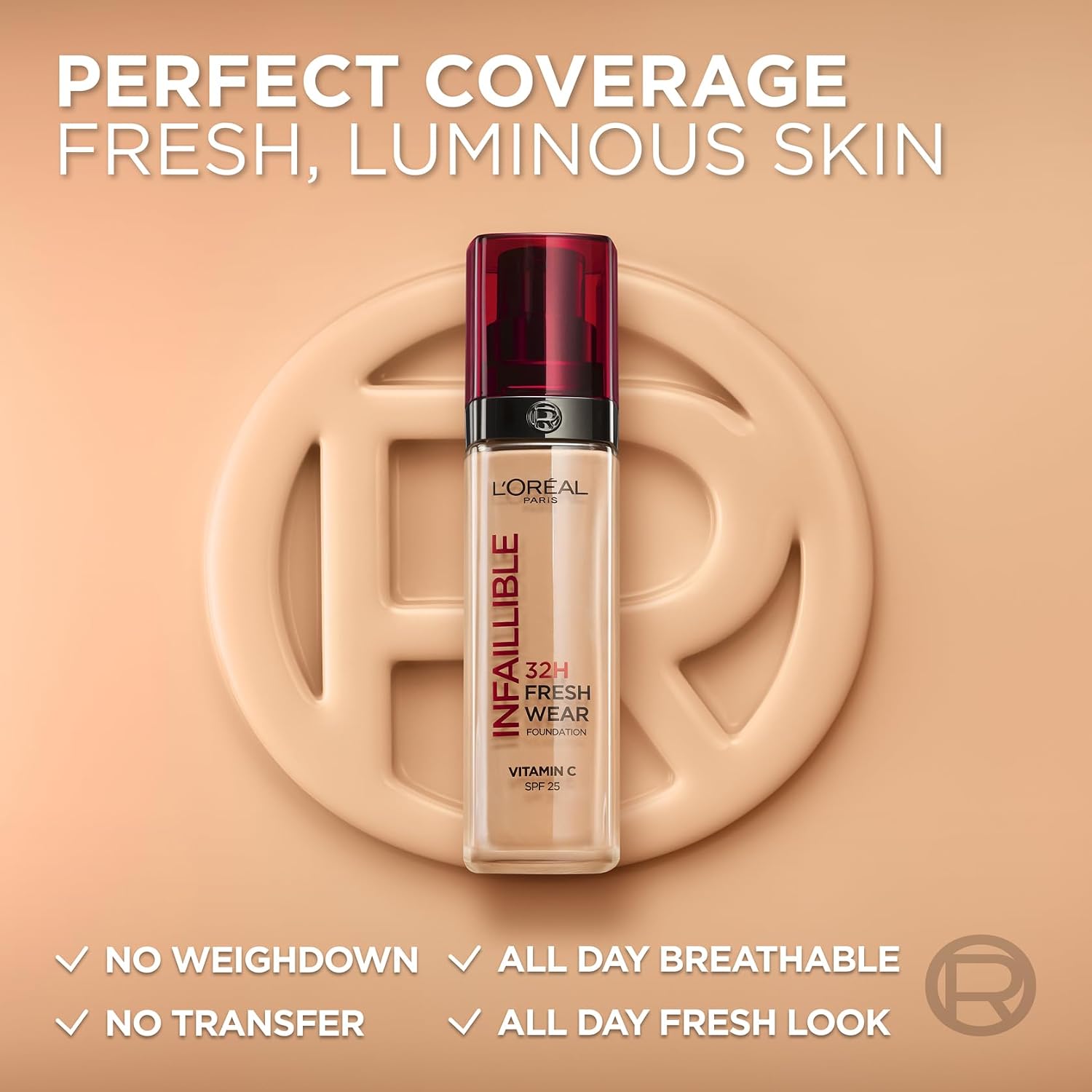 L'ORÉAL PARIS Infaillible 32h Fresh Wear — Fond de teint 30 ml – Image 3