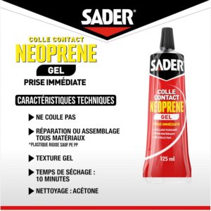 Alternative view of SADER — Colle Contact Néoprène Gel 125 ml