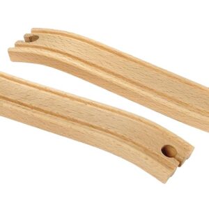 BRIO World - 33332 - Rails Montants 216 mm - Accessoire pour circuit de train en bois - Jouet pour garçons et filles à partir de 3 ans