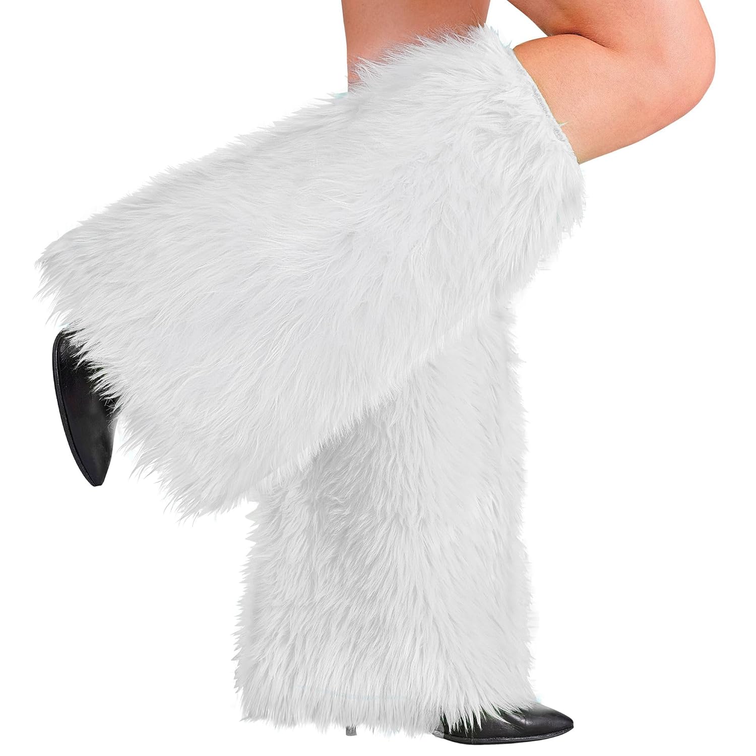 W WIDMANN MILANO Party Fashion - Jambiers en peluche, chauffe-jambes, accessoire de costume pour adultes, carnaval, soirée à thème