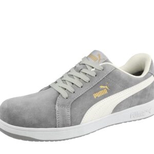 Chaussures de sécurité ICONIC SUEDE GREY LOW | 640030 - Puma Safety