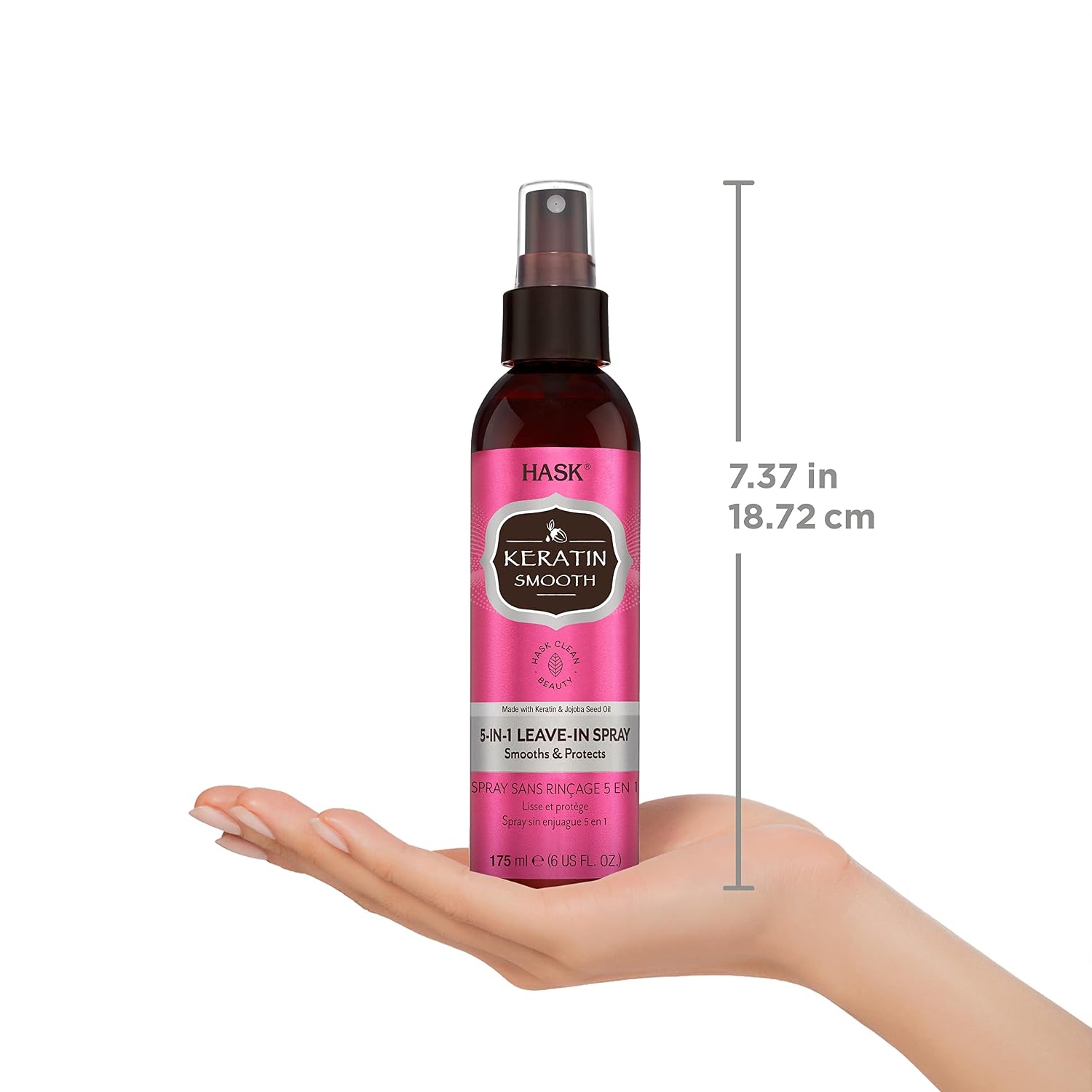 HASK Keratin Protein — Spray sans rinçage 5-en-1 175ml – Image 7