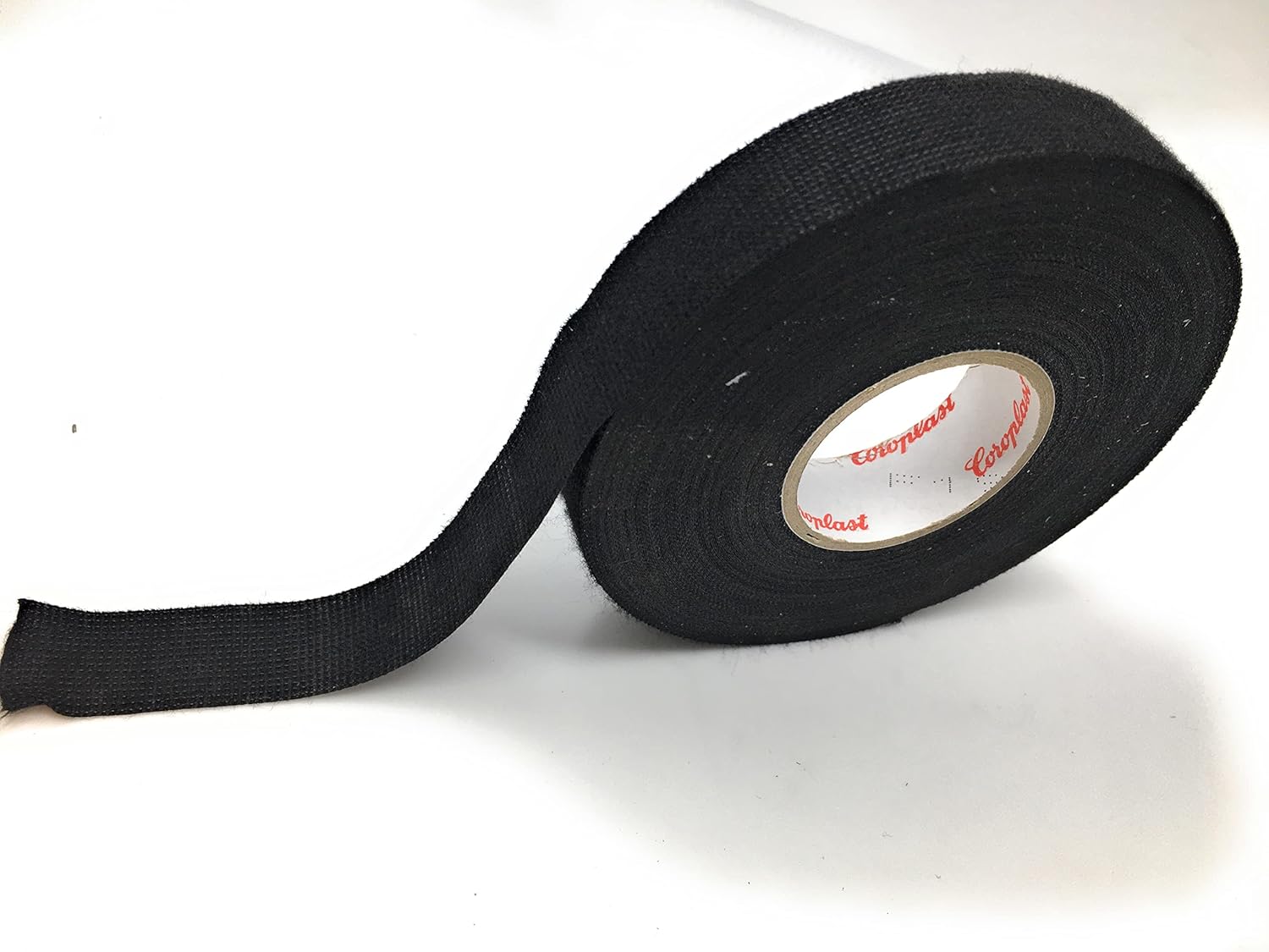 Ruban en tissu noir 25 m x 19 mm