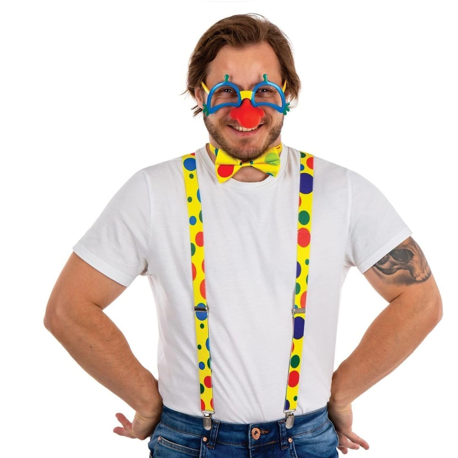P'TIT CLOWN — Set d’Accessoires de Déguisement Clown Adulte – Image 5