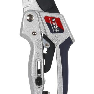 SECATEUR A CREMAILLERE 20 CM AVEC RESERVOIR D'HUILE