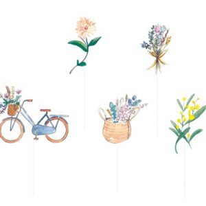 Pique à gâteau - lot de 6 - Champêtre