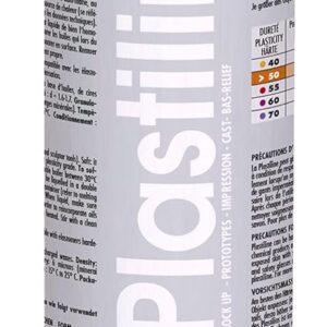 Plastiline 1150T - Tube de Plastiline - Pâte à Modeler, Haute Précision - Modeler, Sculpter, Mouler - Dureté 50 (souple) - 1 kg - Teinte Ivoire. Fabriqué en France