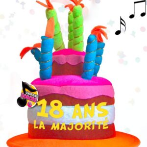 Chapeau Musical 18 ans - Taille Unique