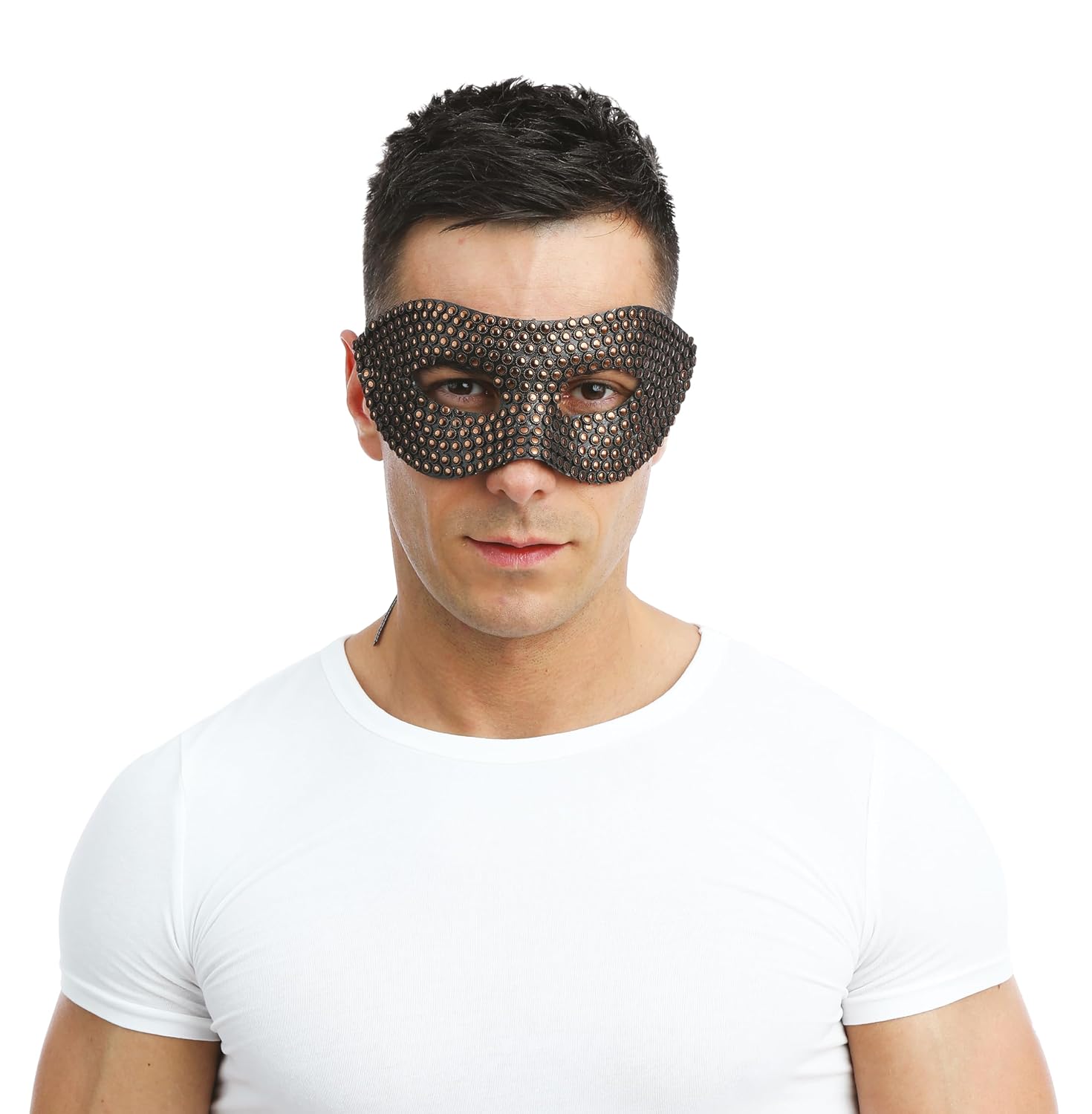 P'TIT CLOWN — Masque Loup à Clous Adulte – Image 2