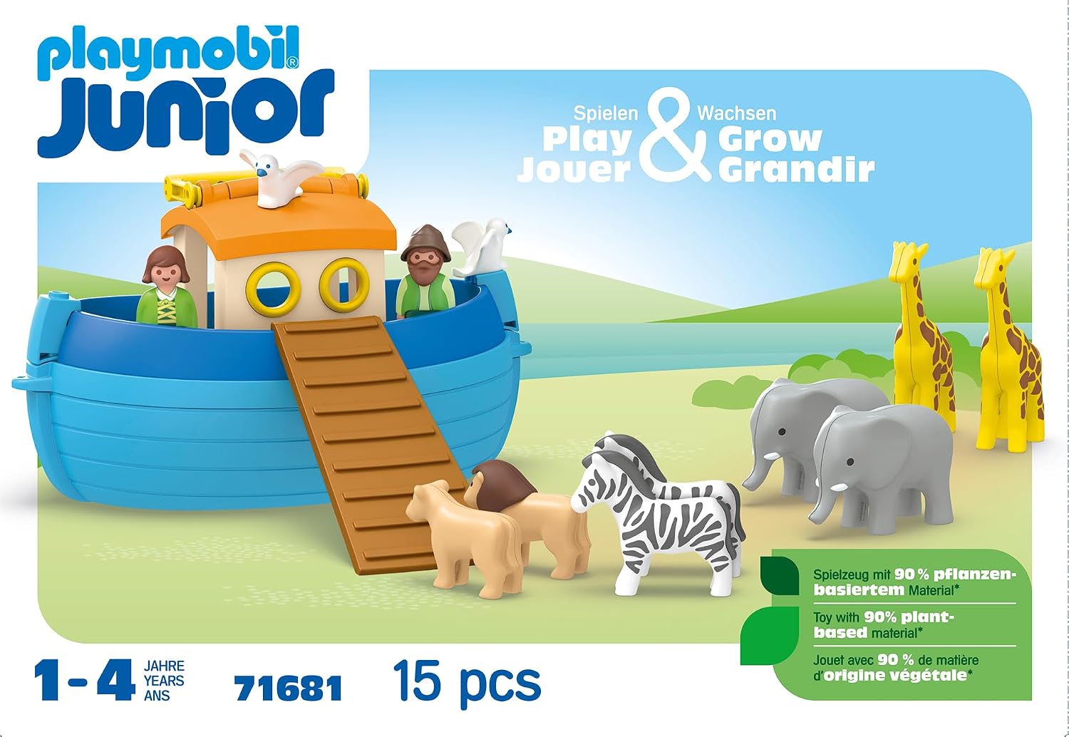 PLAYMOBIL Junior 71681 — Arche de Noé transportable – Image 4