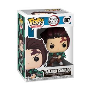 Funko Pop! Animation: Demon Slayer - Tanjiro Kamado- Figurine en Vinyle à Collectionner - Idée de Cadeau - Produits Officiels - Jouets pour les Enfants et Adultes - Anime Fans