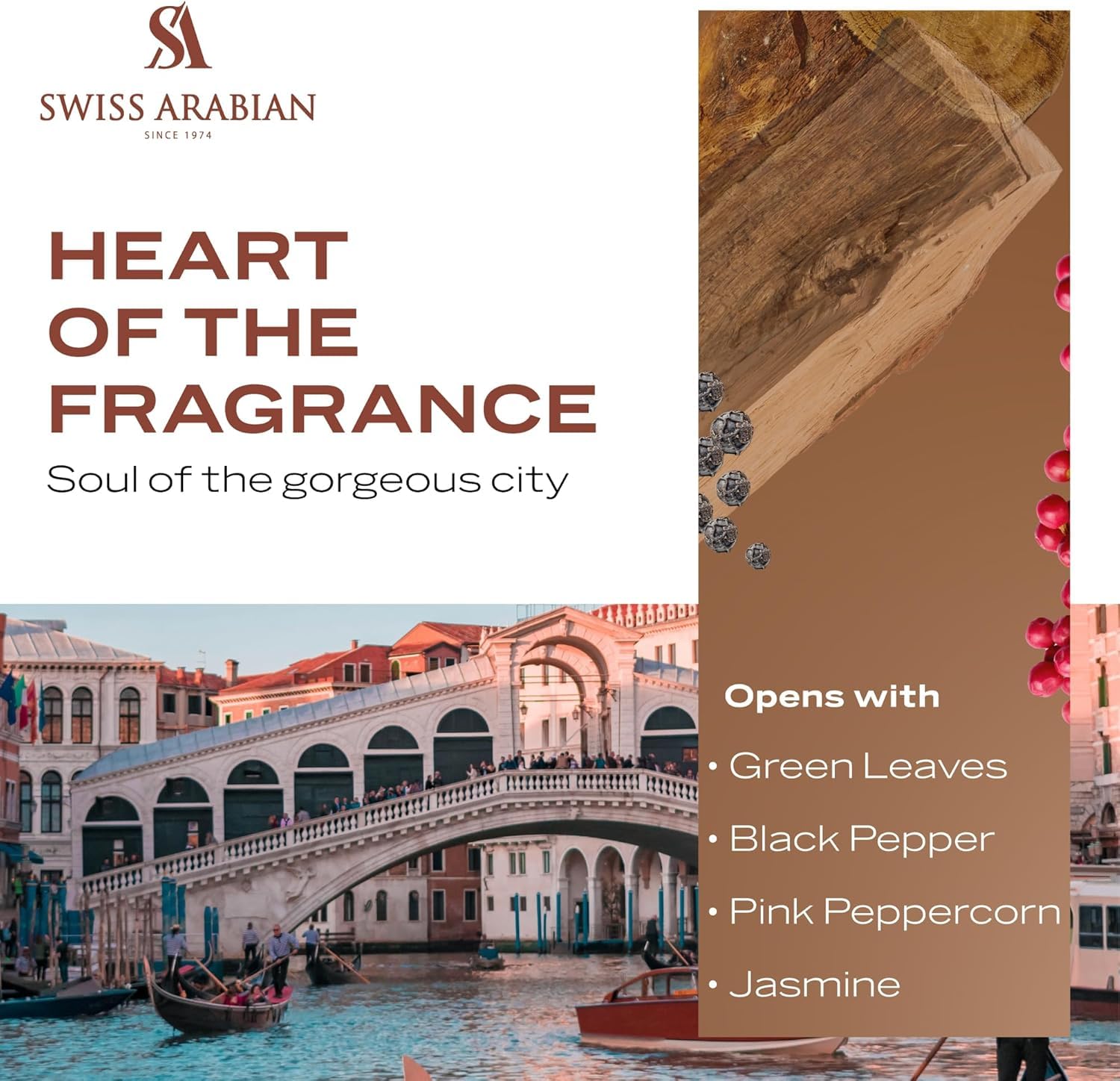 SWISS ARABIAN Passion of Venice — Extrait de parfum mixte 100 ml – Image 4