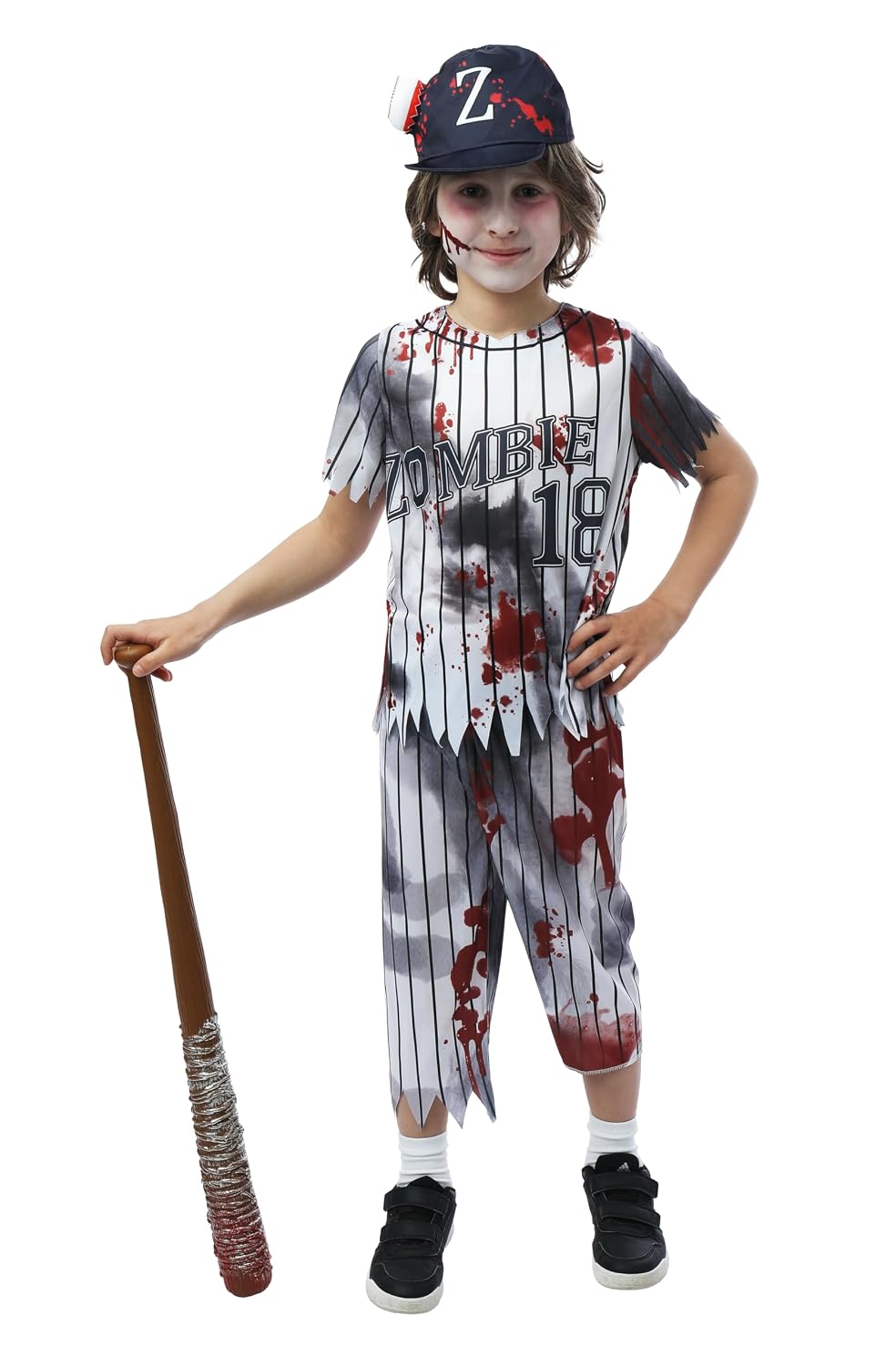 P'TIT CLOWN — Fausse Batte de Baseball Ensanglantée 73 cm – Image 2