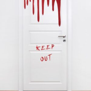 P'tit Clown - Décoration Halloween Sanglante - Bloody - Accessoire Effrayant pour Maison Hantée, Idéal pour Fêtes Thématiques, Crée Une Atmosphère de Terreur