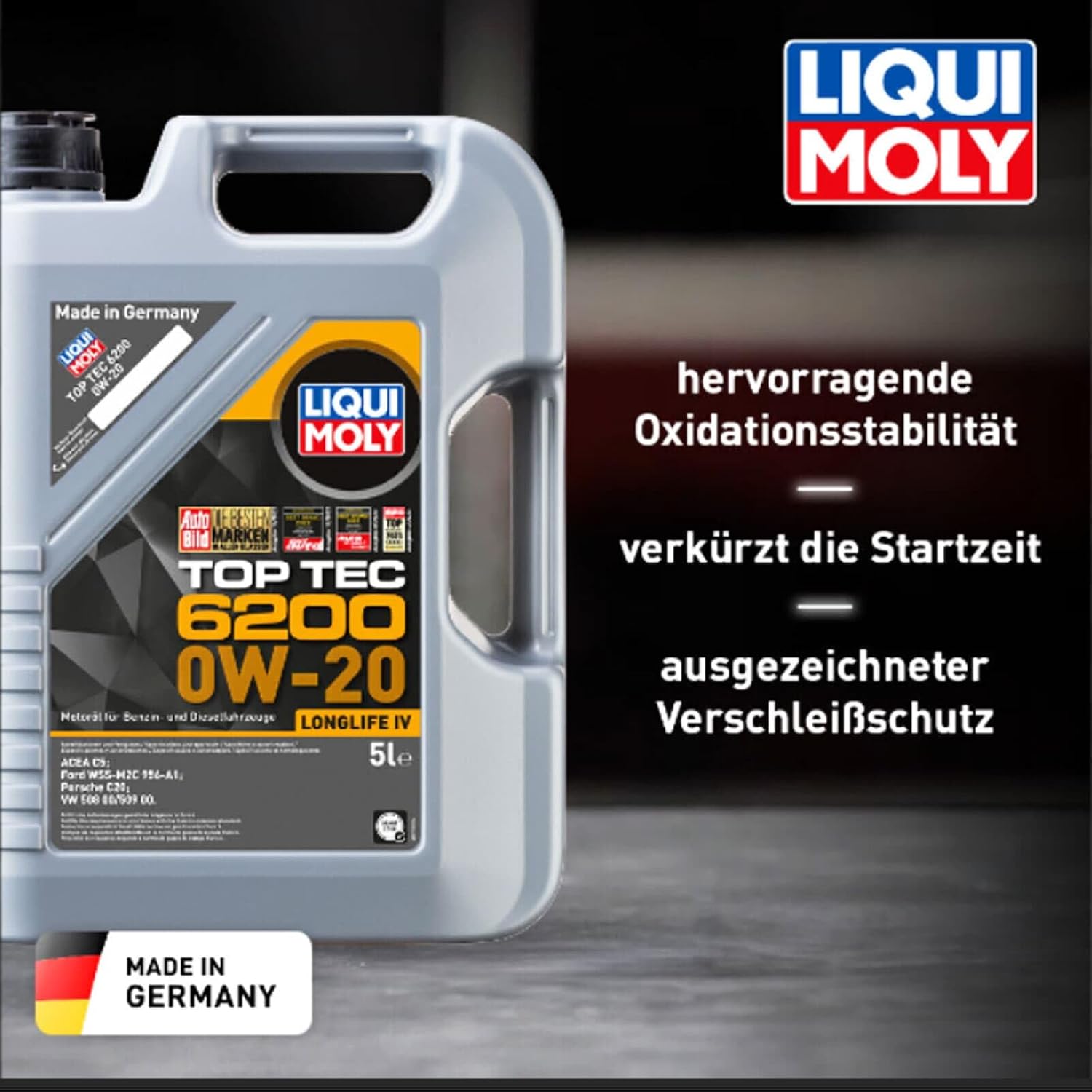 Liqui Moly 20787 Top Tec 6200 0W-20 – Image 2