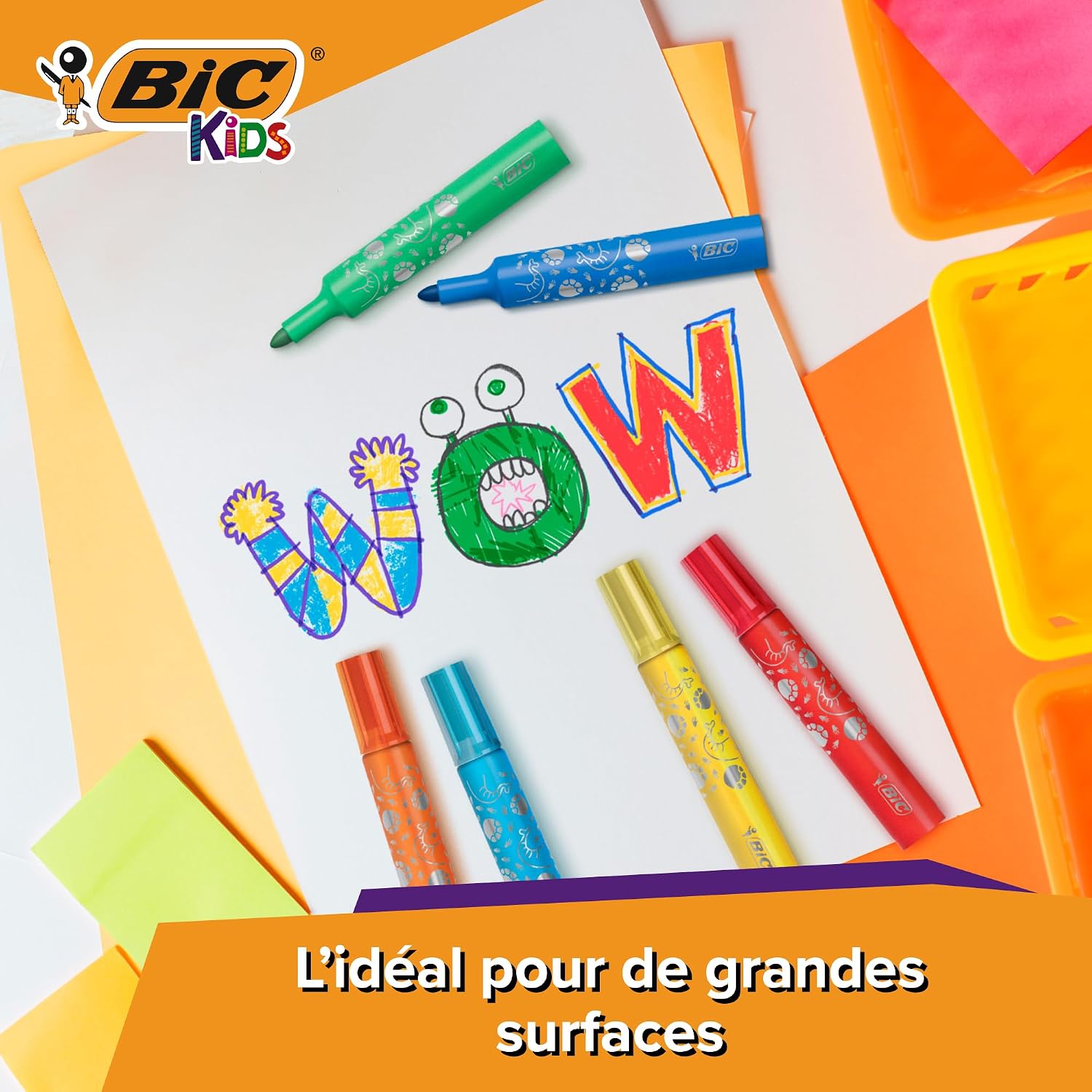 BIC Kids Decoralo — Feutres lavables pointe extra large x30 – Image 2