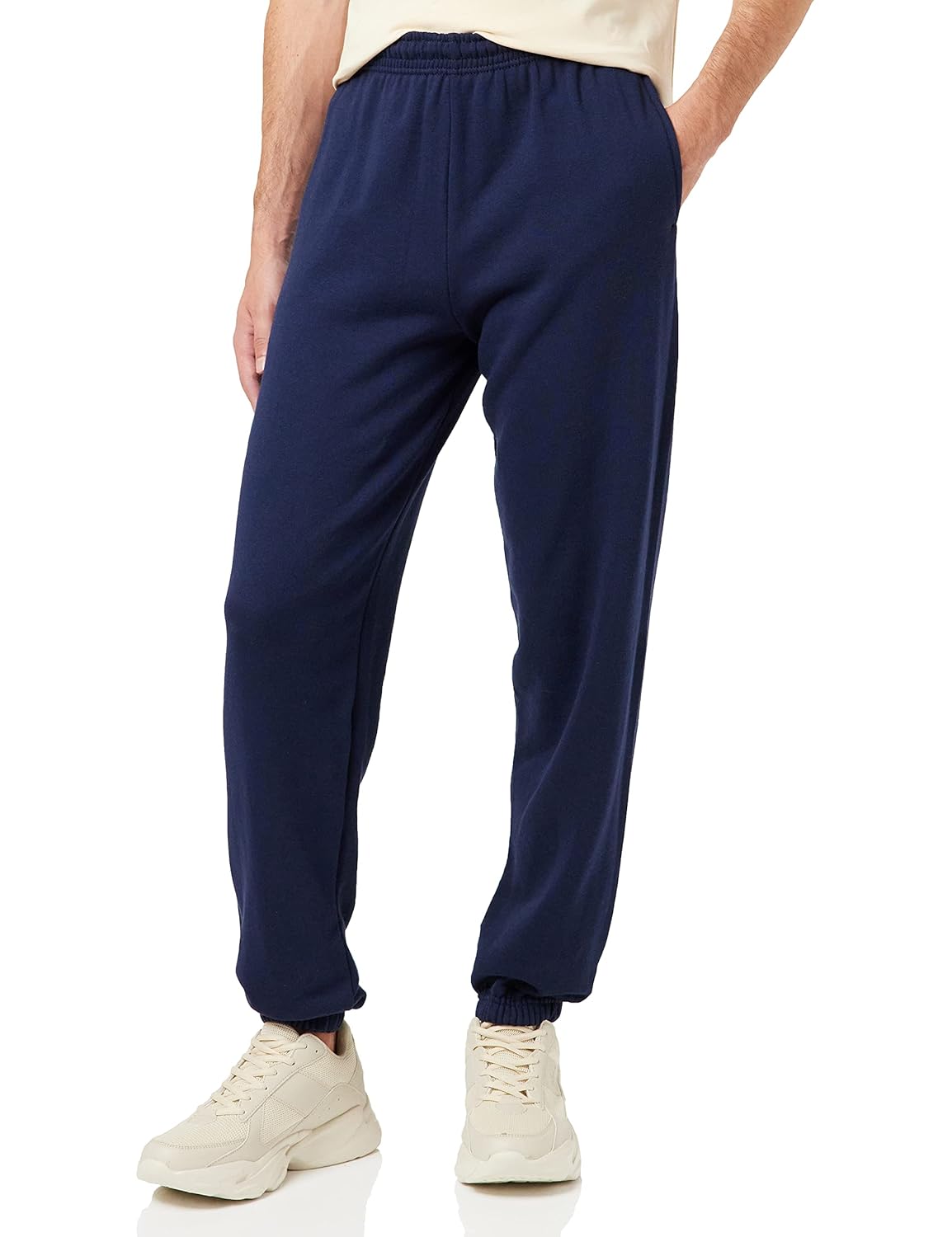 Fruit of the Loom Ss031m, Pantalon de Sport Homme, Bleu (Bleu marine intense), Large